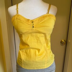 Oh yes y2k fairy core floral beaded top🌷